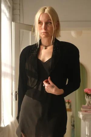 1980s Diamond Suede Jacket