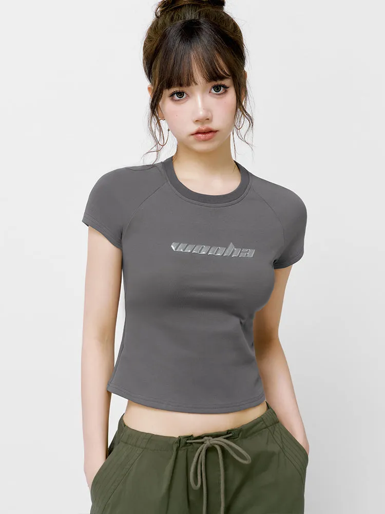 2Type Cropped Slim Casual T-Shirt