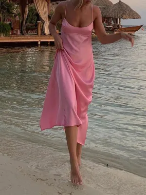 Angelic Satin Cami Dress - Culture Heaven Special