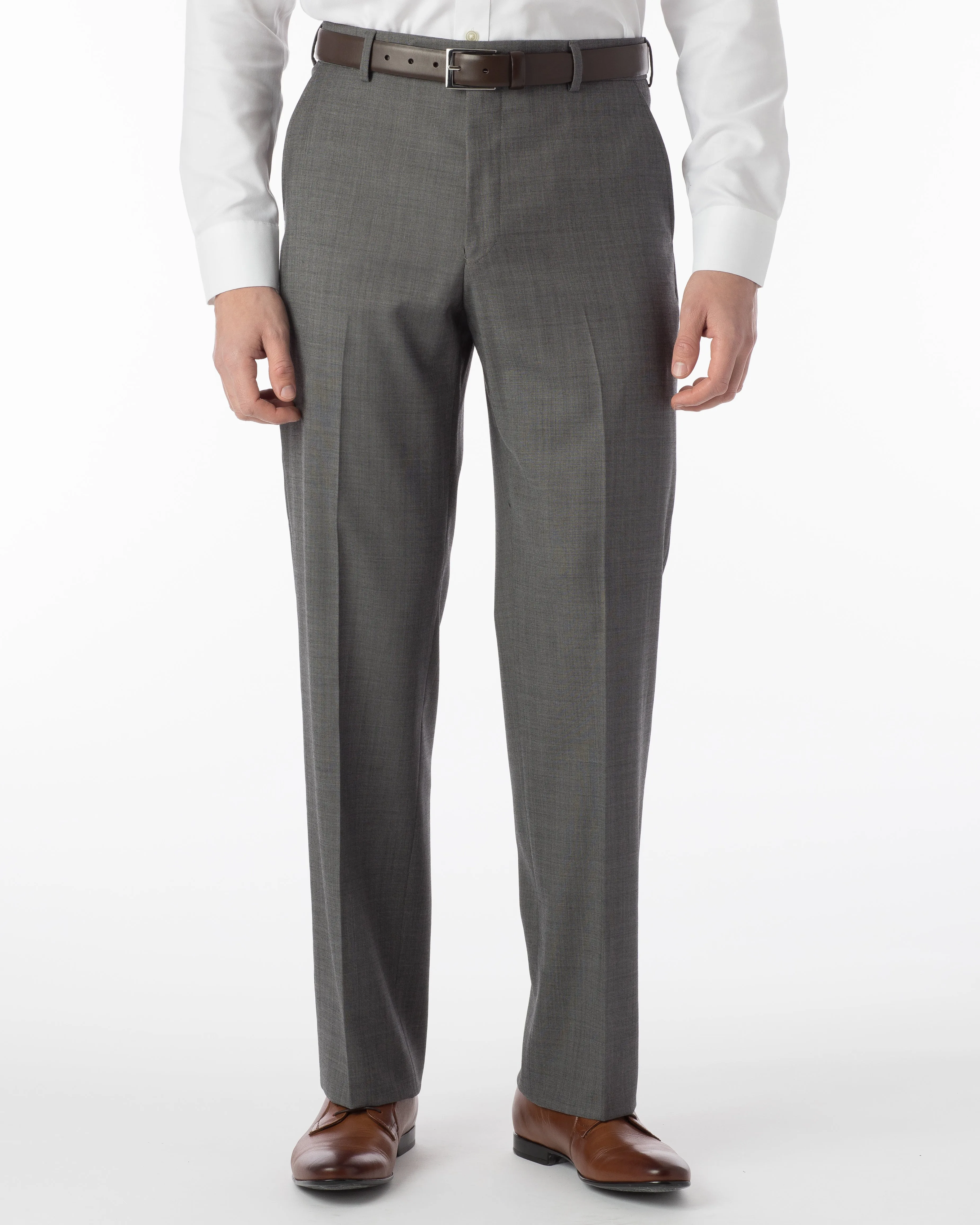 Ballin Pants - Dunhill Super 120's Sharkskin - Mid Grey