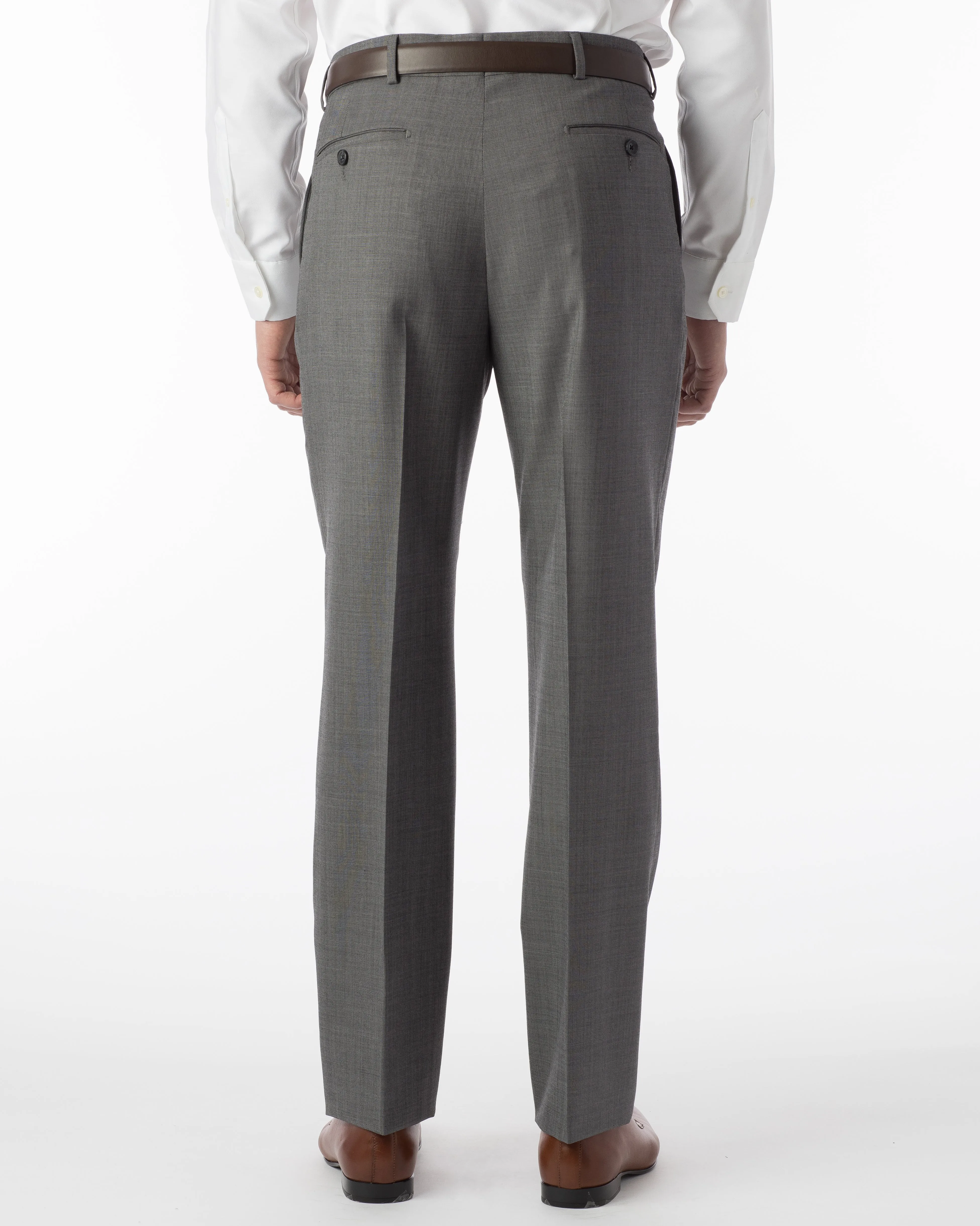 Ballin Pants - Dunhill Super 120's Sharkskin - Mid Grey