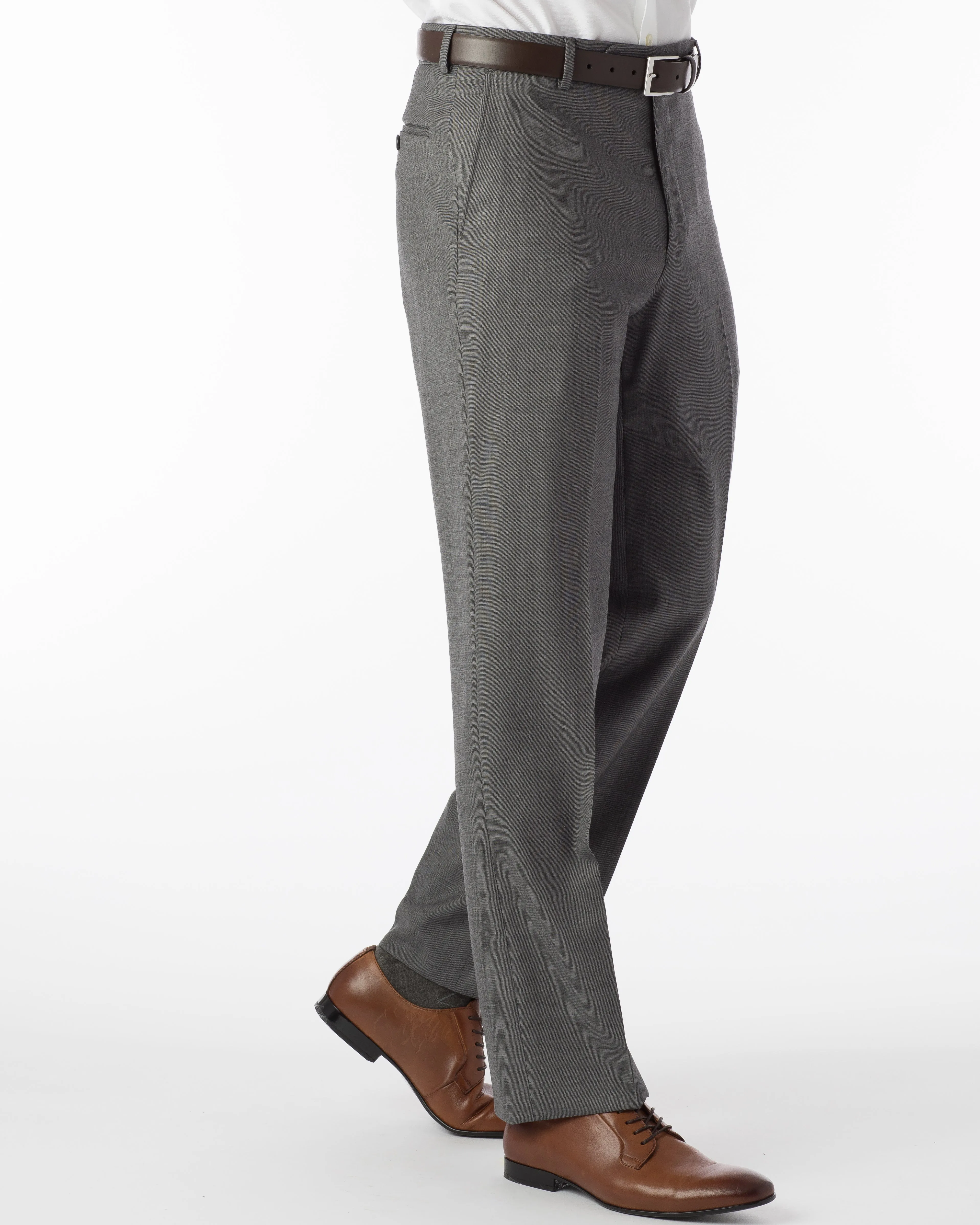 Ballin Pants - Dunhill Super 120's Sharkskin - Mid Grey