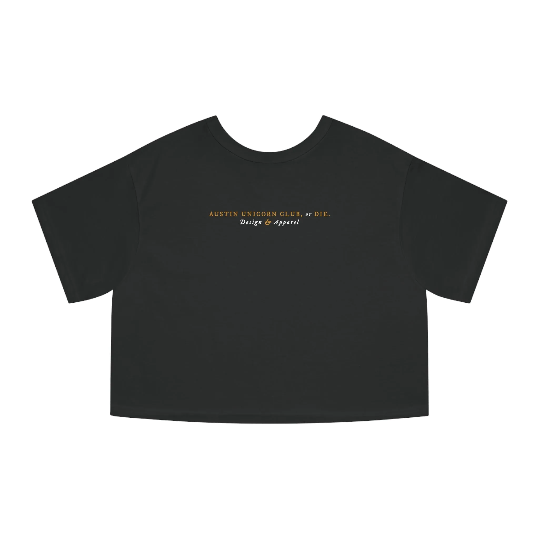 Be Gentle, or Die. - Champion Cropped Jersey Tee