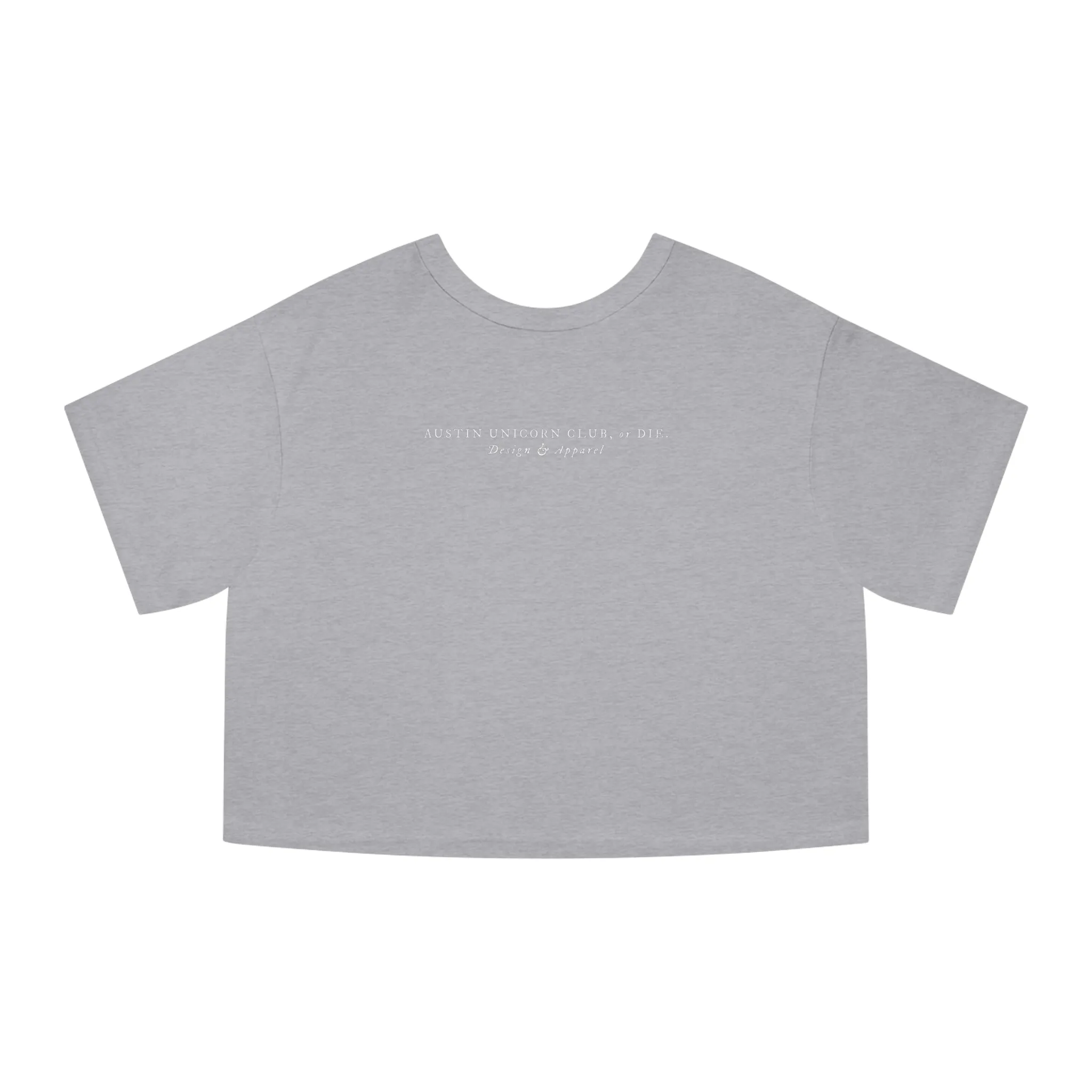 Be Gentle, or Die. - Champion Cropped Jersey Tee