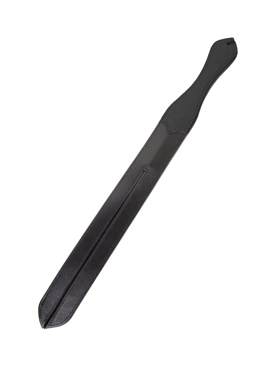 Black Leather Two Finger Tawse