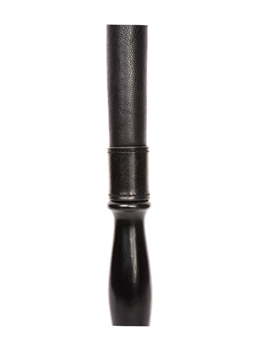 Black Leather Wrapped Baton