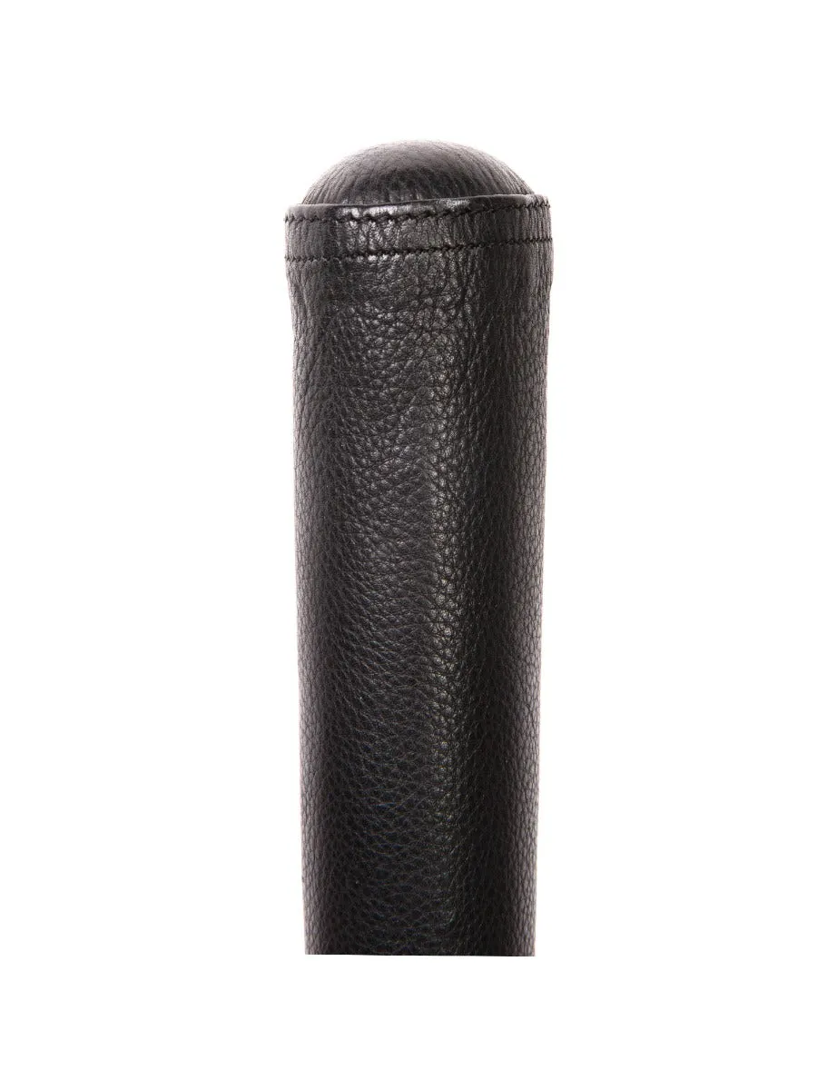 Black Leather Wrapped Baton