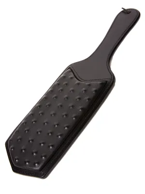 Black XL Leather Paddle with Studs