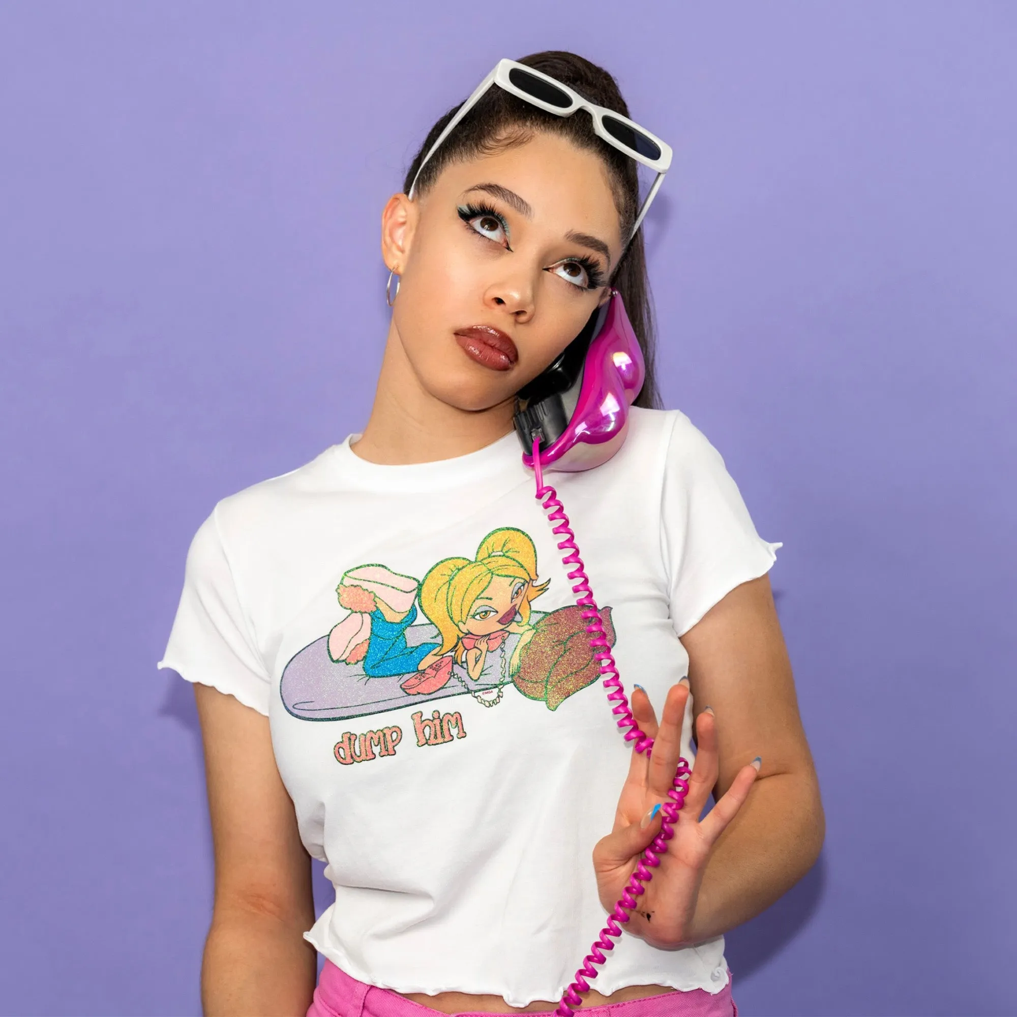 Bratz Dump Him Raw Edge T-Shirt