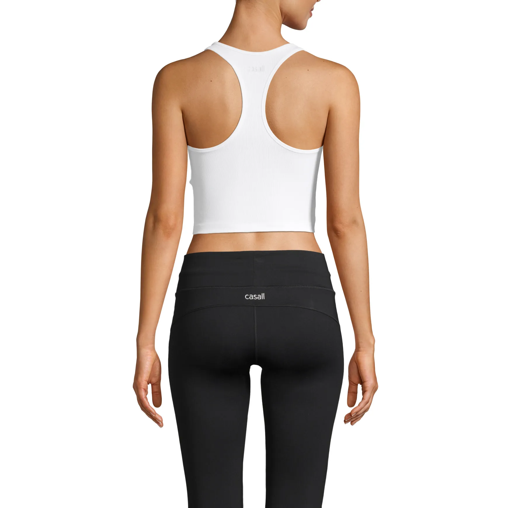 Casall Women&#x27;s Bold Rib Crop Tank White | Buy Casall Women&#x27;s Bold Rib Crop Tank White here | Outnorth