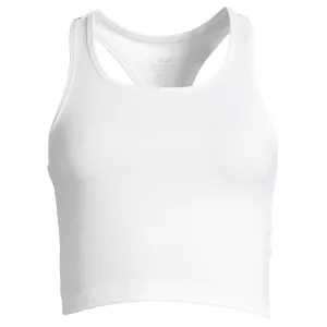 Casall Women&#x27;s Bold Rib Crop Tank White | Buy Casall Women&#x27;s Bold Rib Crop Tank White here | Outnorth