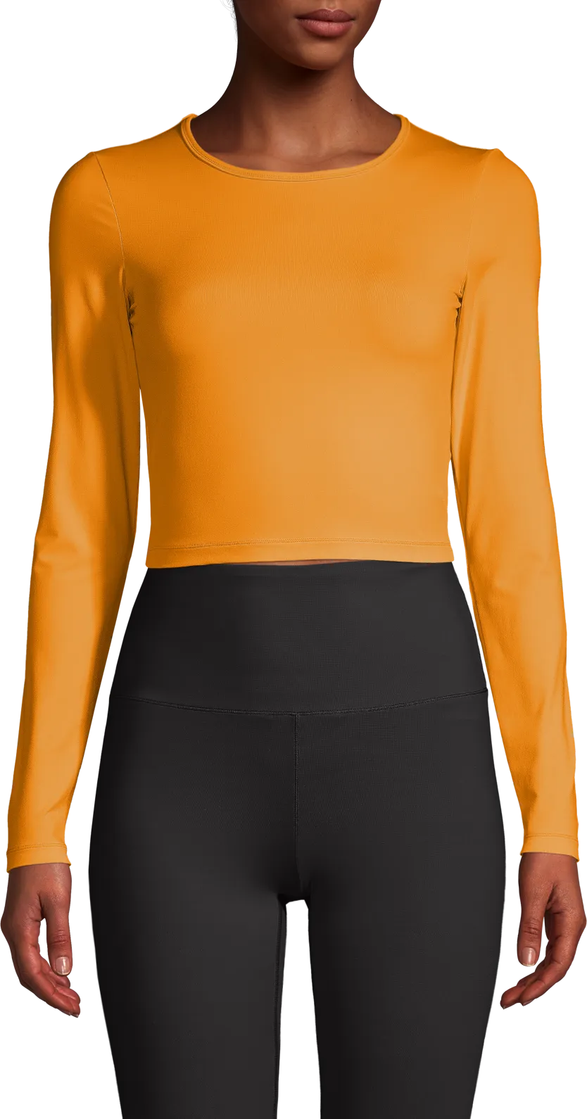 Casall Women&#x27;s Crop Long Sleeve Sunset Yellow | Buy Casall Women&#x27;s Crop Long Sleeve Sunset Yellow here | Outnorth