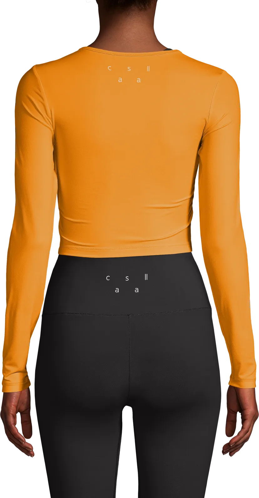 Casall Women&#x27;s Crop Long Sleeve Sunset Yellow | Buy Casall Women&#x27;s Crop Long Sleeve Sunset Yellow here | Outnorth