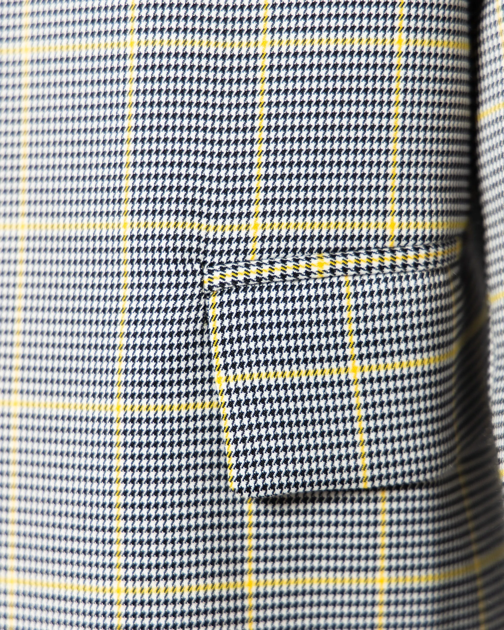CHECKED V-NECK BELTED BACK 1615 - بليزر