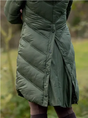 Covalliero Wmn Quilted Coat Opal Green