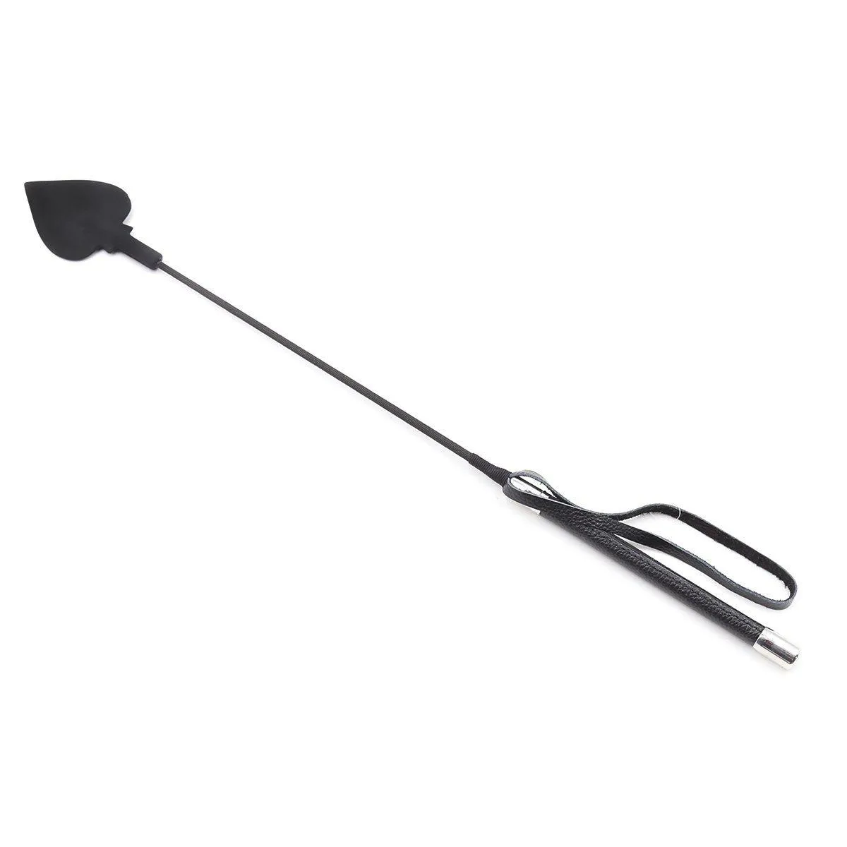 Crop - Silicone Spade Tip Riding Crop with Pro Handle