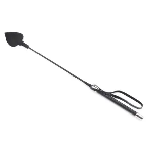 Crop - Silicone Spade Tip Riding Crop with Pro Handle