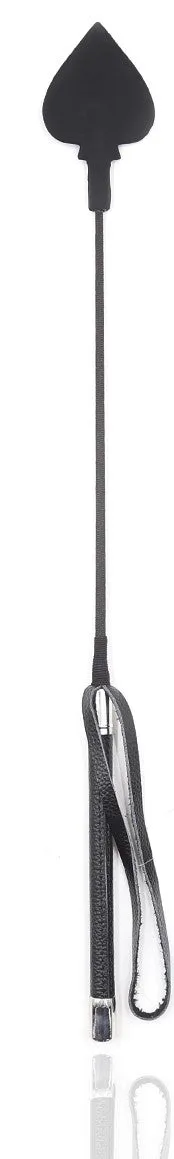 Crop - Silicone Spade Tip Riding Crop with Pro Handle