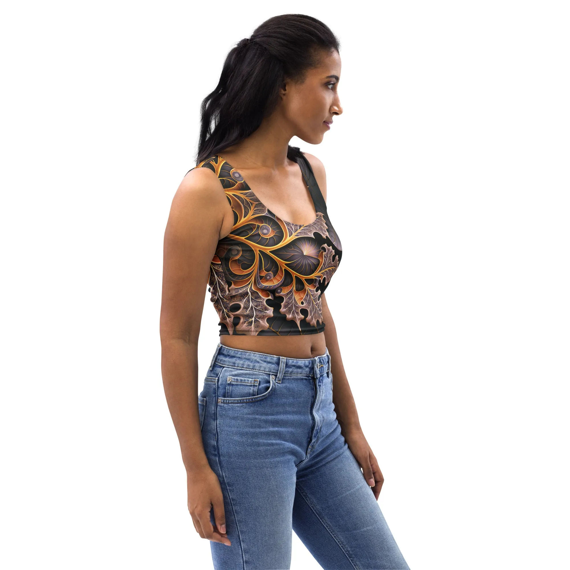 Crop Top Metallic Autumn