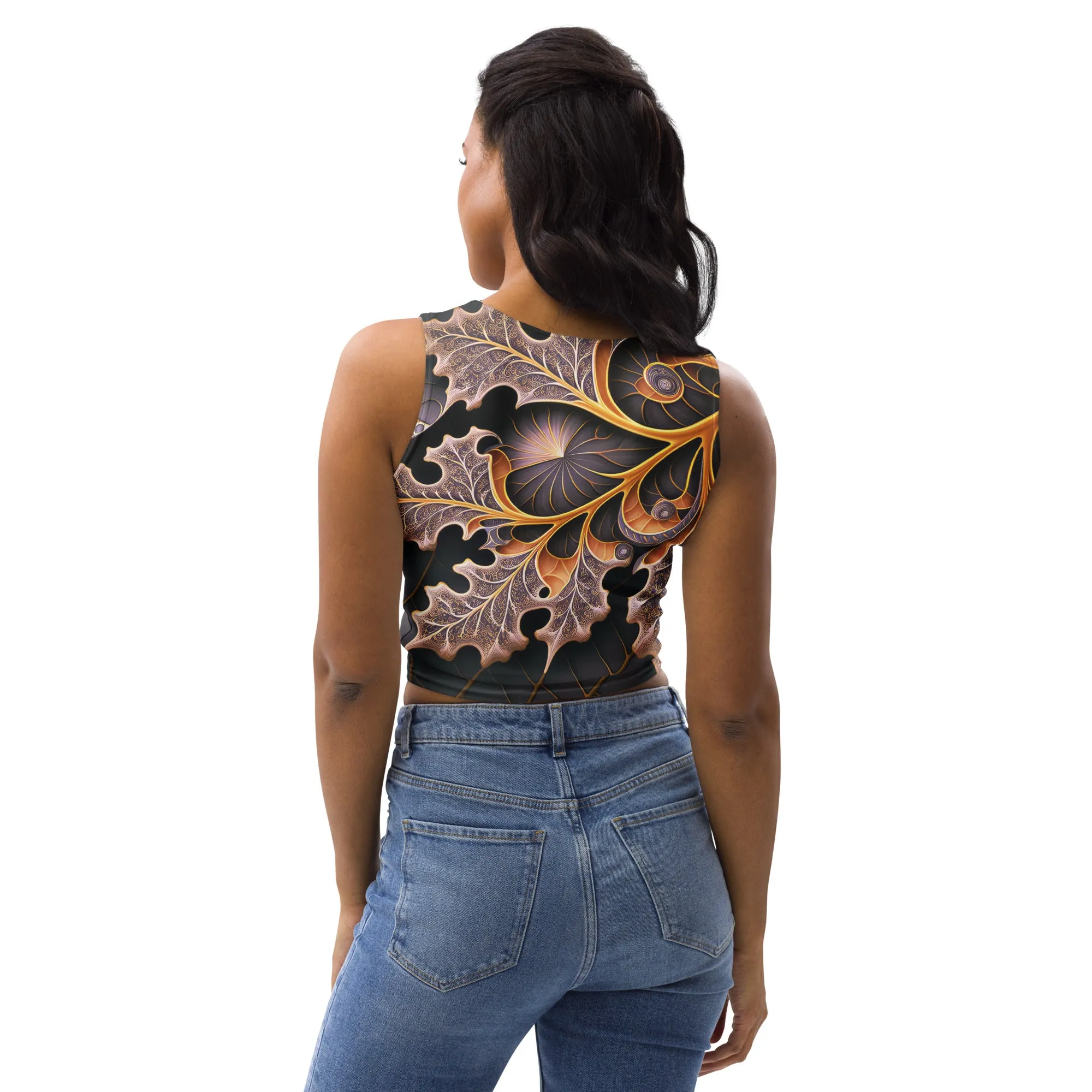 Crop Top Metallic Autumn