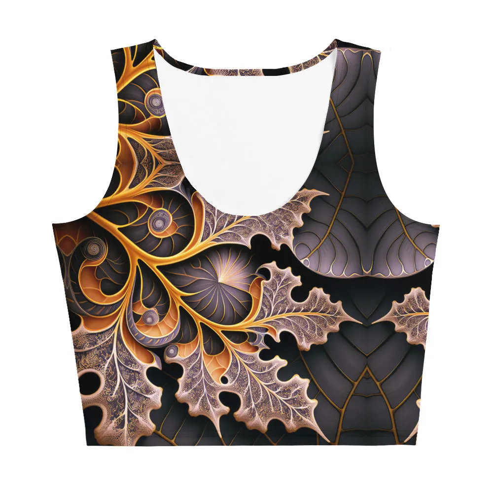 Crop Top Metallic Autumn