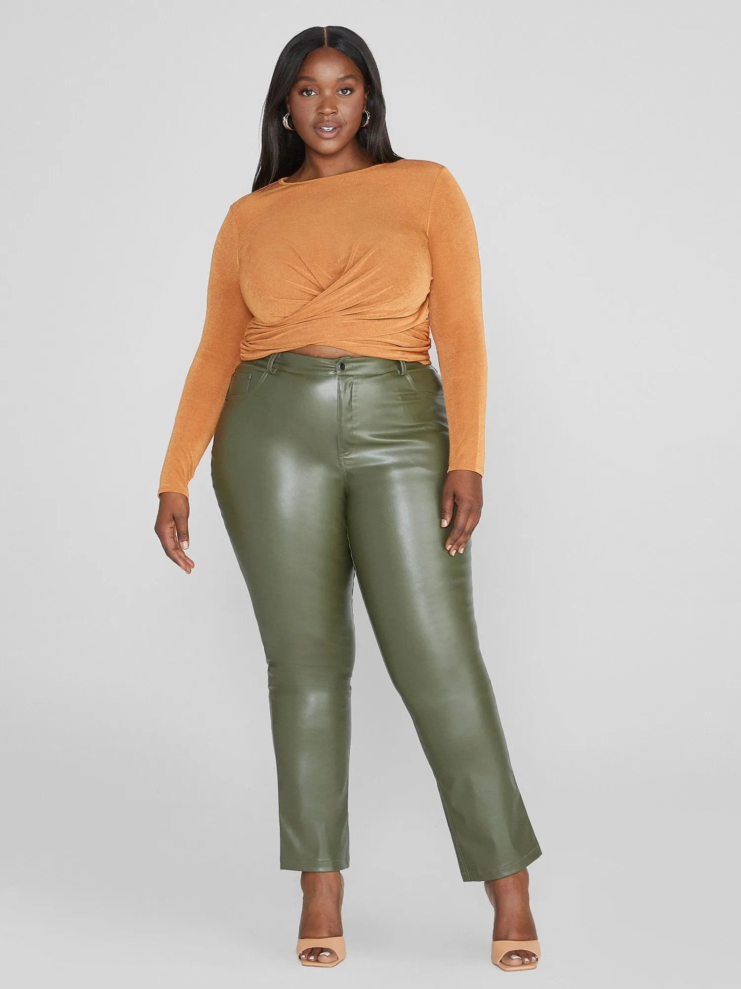 Davina Faux Leather Pants