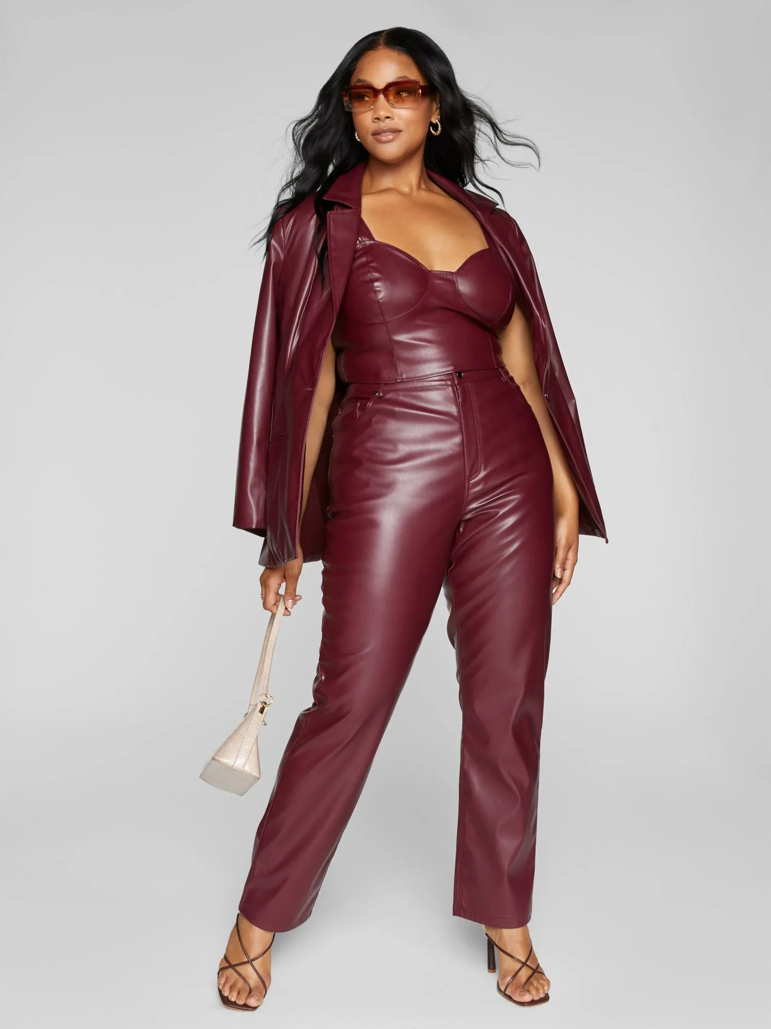 Davina Faux Leather Pants