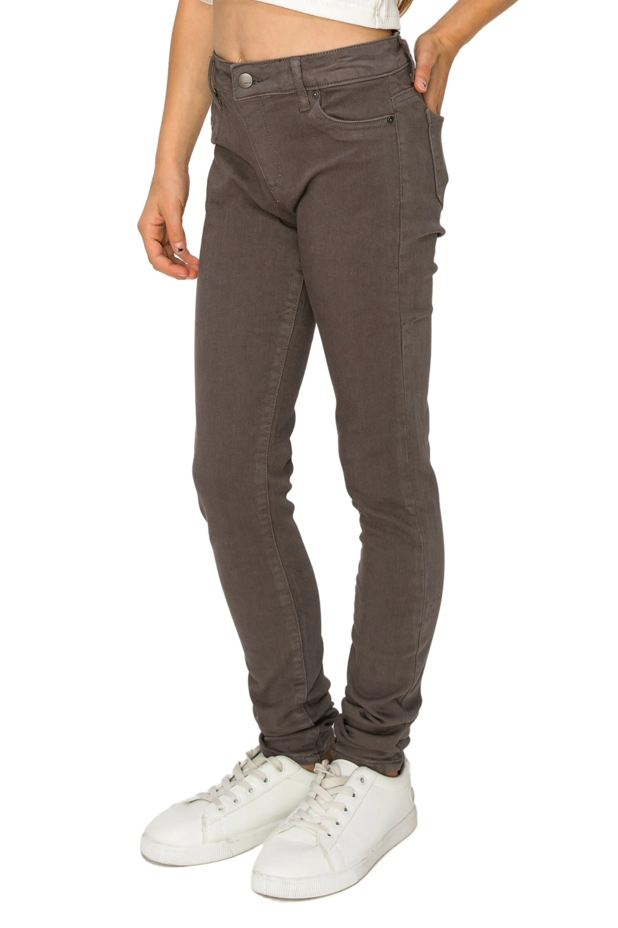Diane - Basic Mid-Rise Skinny Pant In Eiffel Tower