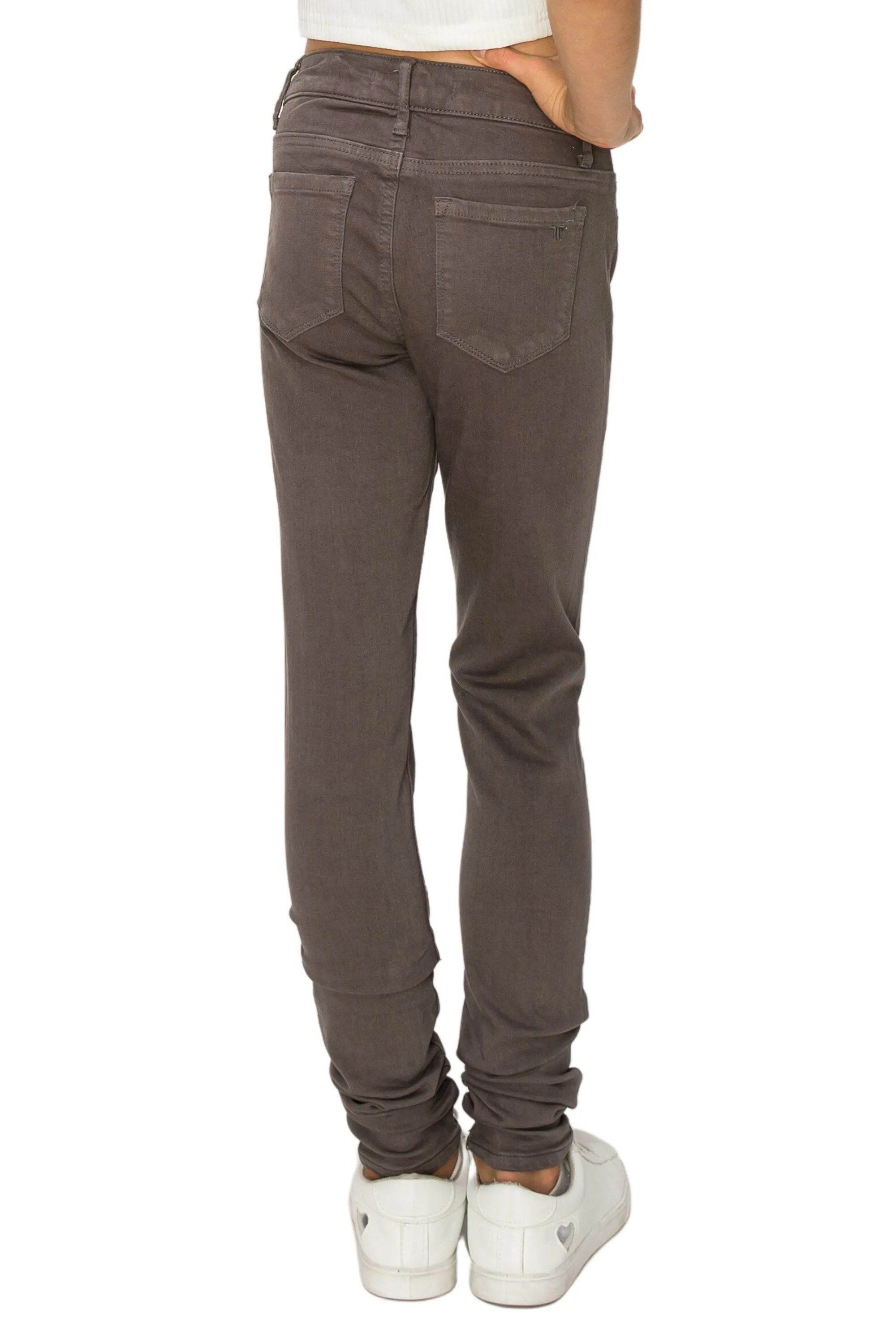 Diane - Basic Mid-Rise Skinny Pant In Eiffel Tower