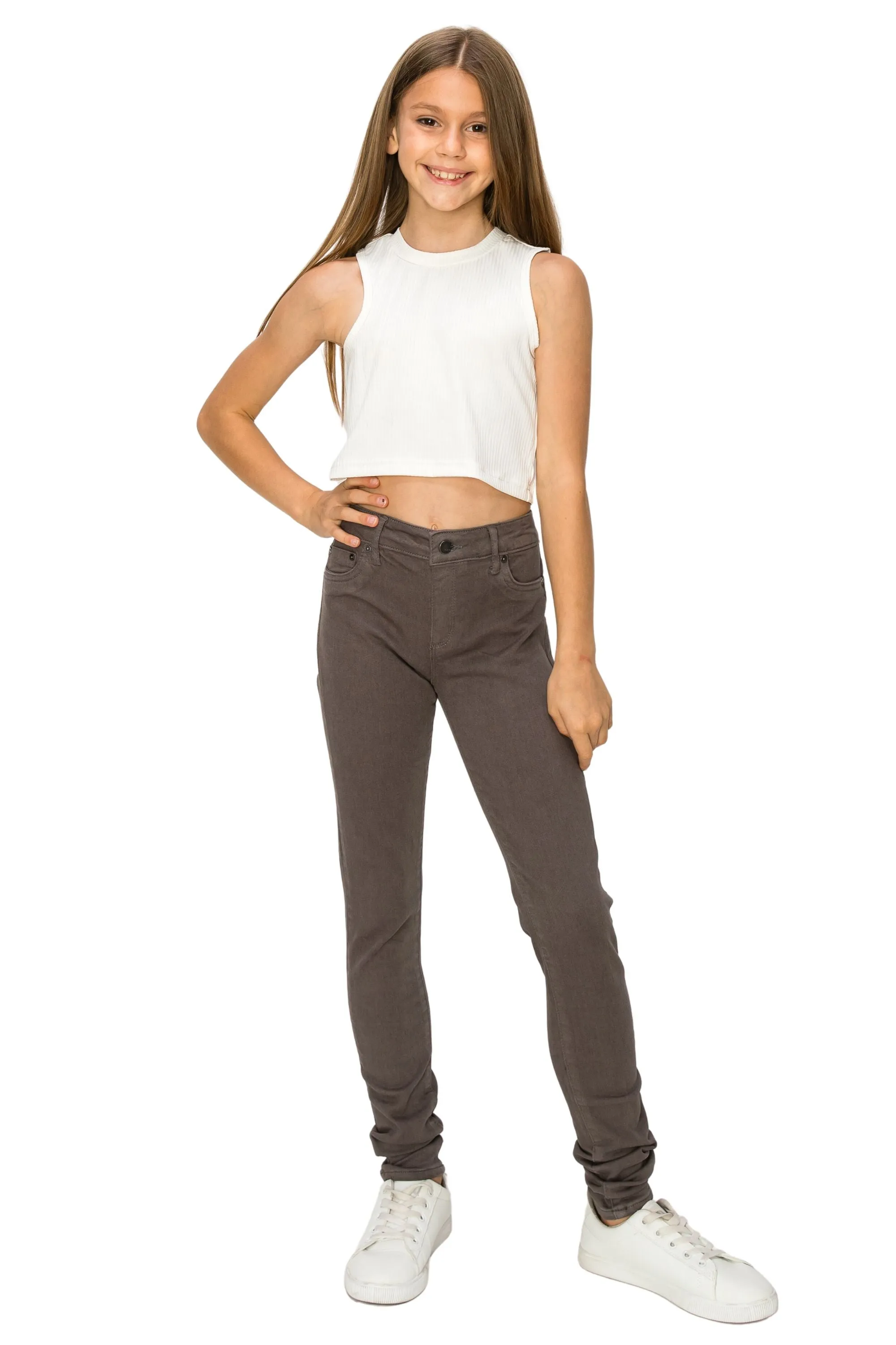 Diane - Basic Mid-Rise Skinny Pant In Eiffel Tower
