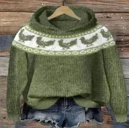Digital Printing Dog Pattern Sweater Men
