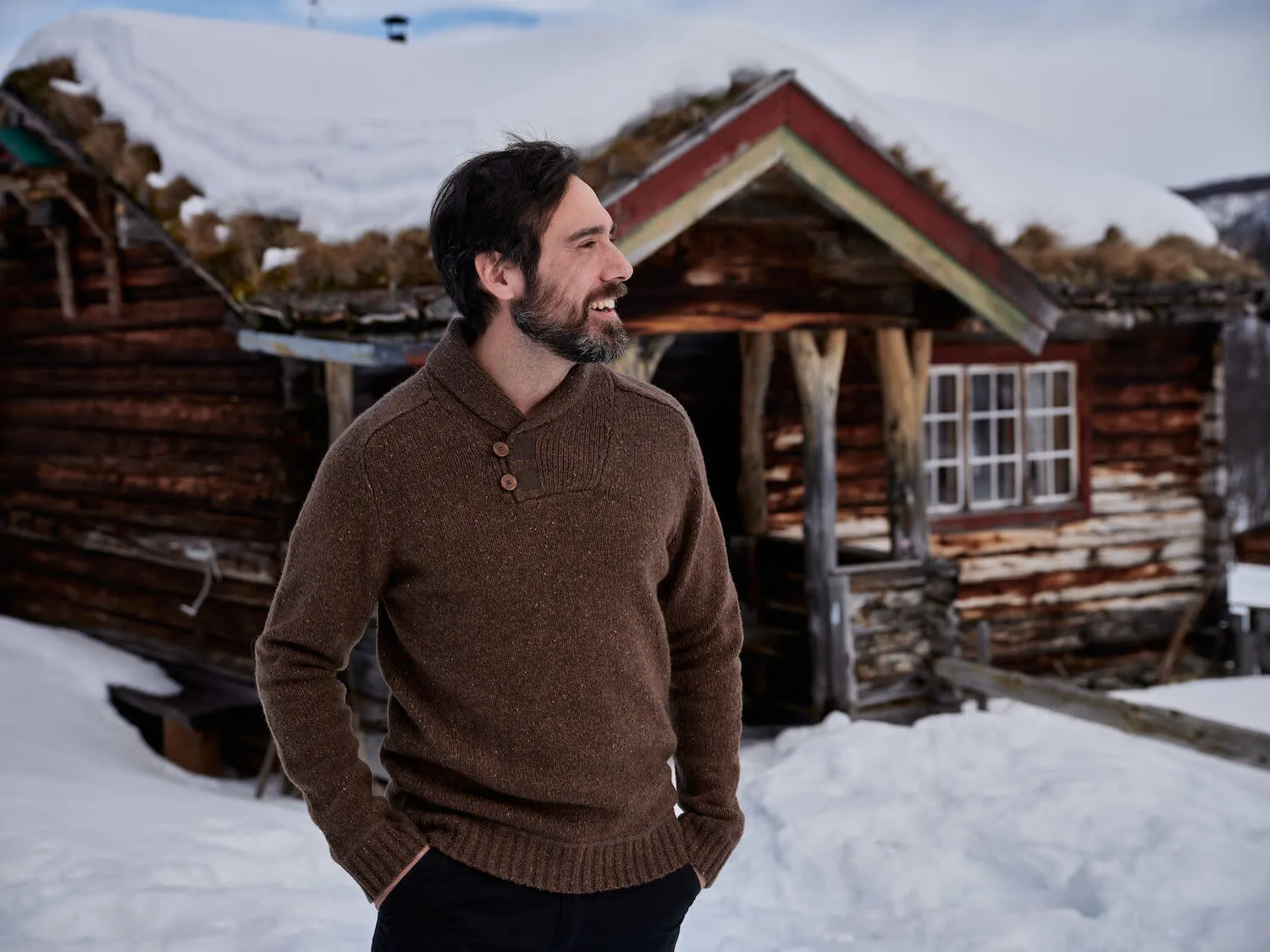 Fjällräven Men&#x27;s Lada Sweater Bogwood Brown | Buy Fjällräven Men&#x27;s Lada Sweater Bogwood Brown here | Outnorth
