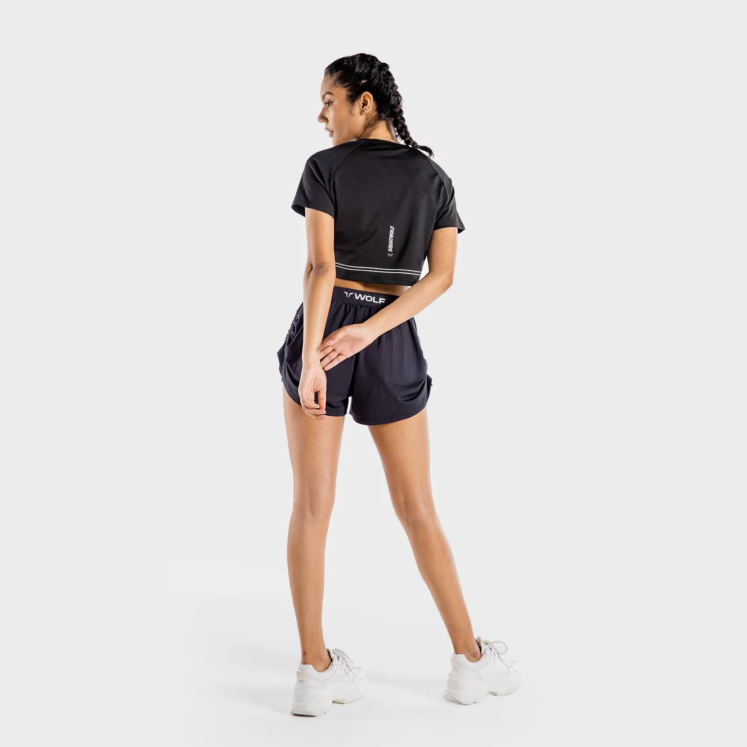 Flux Crop Tee - Onyx
