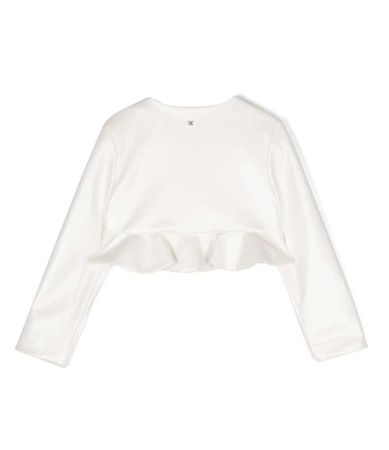 Girls: Pearl Leather Crop Jacket