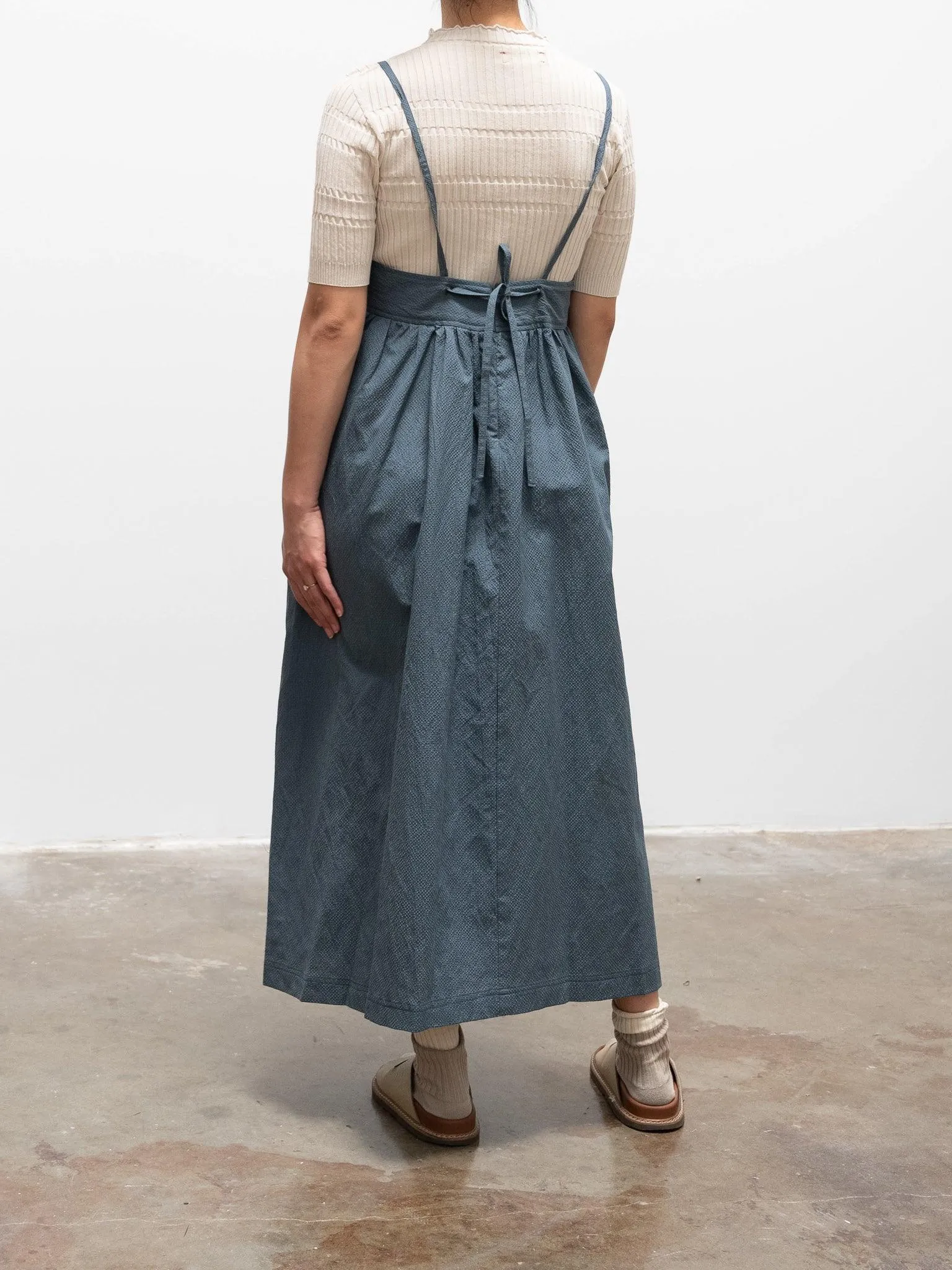 High Twist Cotton Ribbed Knit - Off White