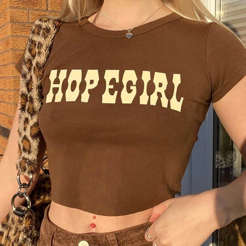Hope Girl Vintage Crop Top