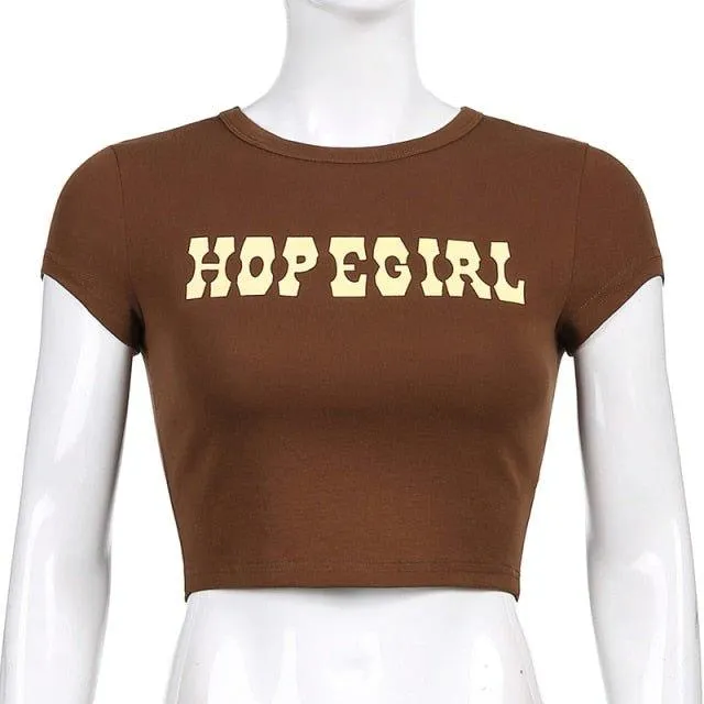 Hope Girl Vintage Crop Top