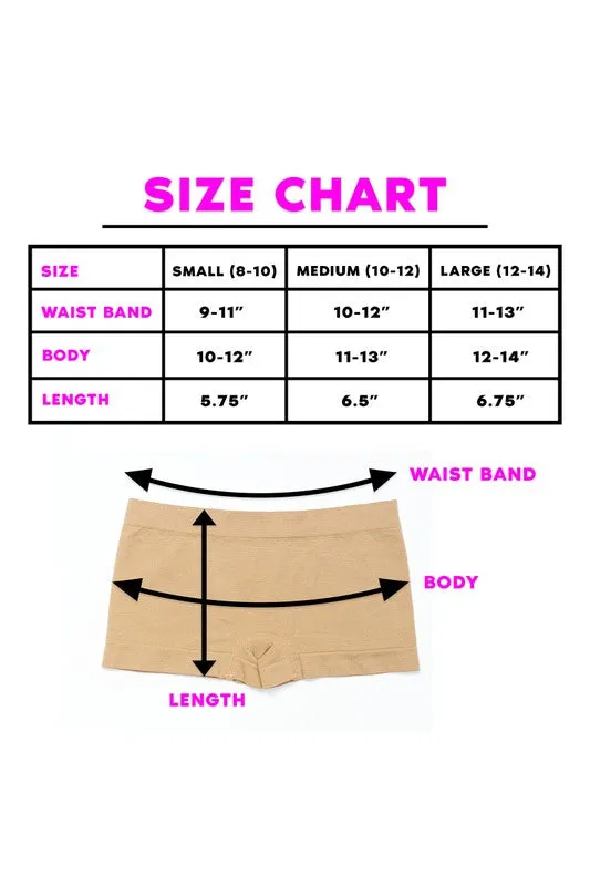 Kids Under Dress White Shorts