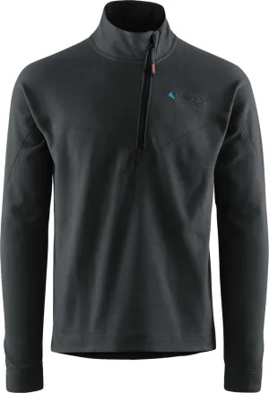 Klättermusen Men&#x27;s Sigyn Half Zip Sweater Raven | Buy Klättermusen Men&#x27;s Sigyn Half Zip Sweater Raven here | Outnorth