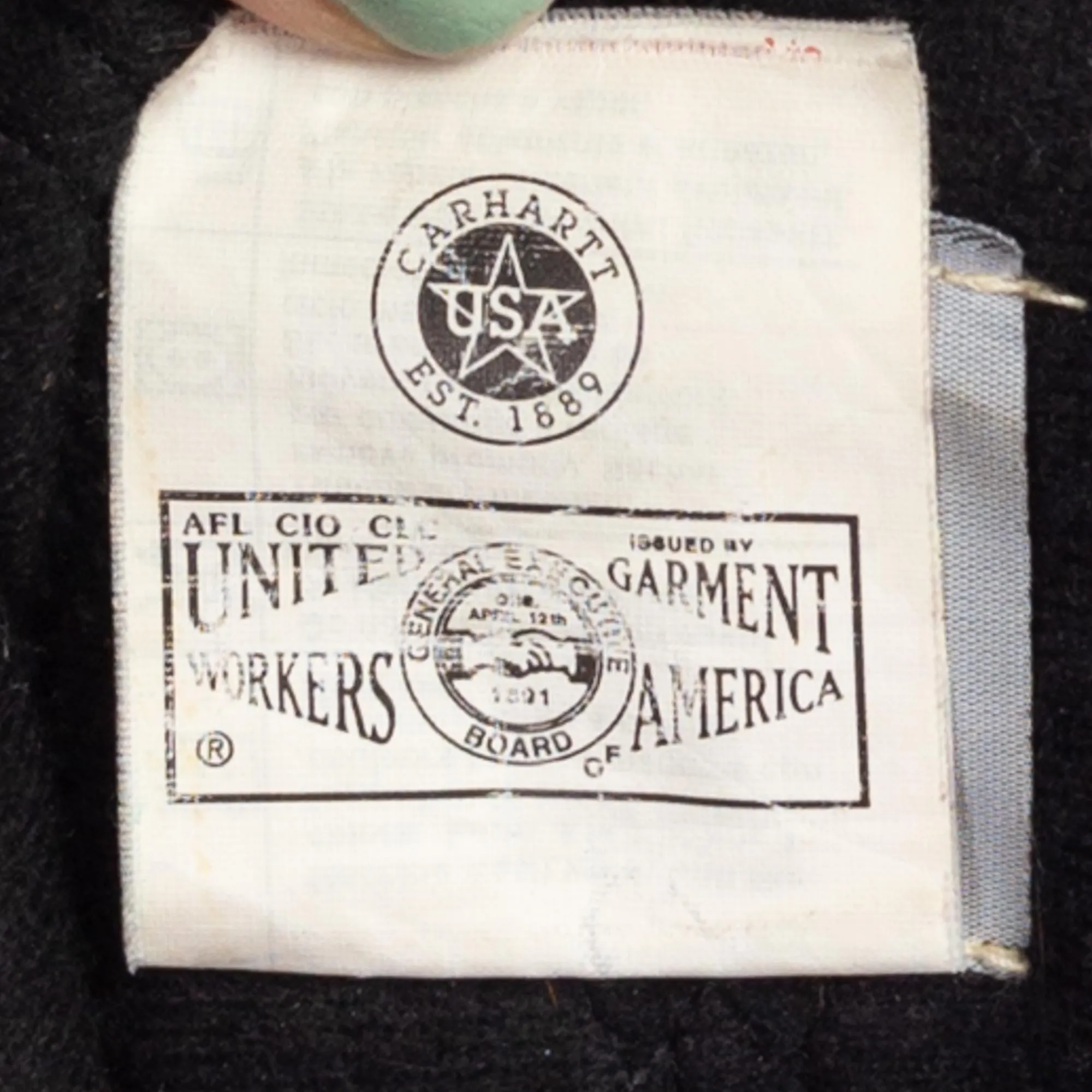 Large 90s Carhartt Tan Hooded Active Jacket