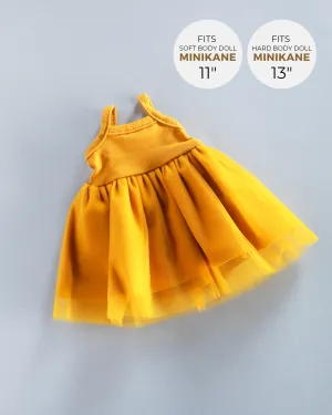 Minikane Doll Clothes | Doll Tutu Dress - Yellow