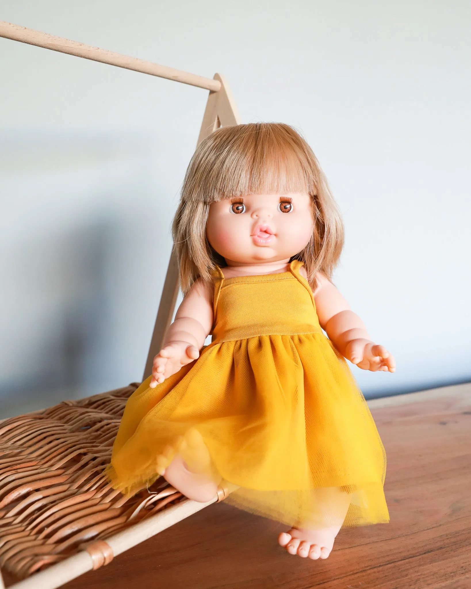 Minikane Doll Clothes | Doll Tutu Dress - Yellow