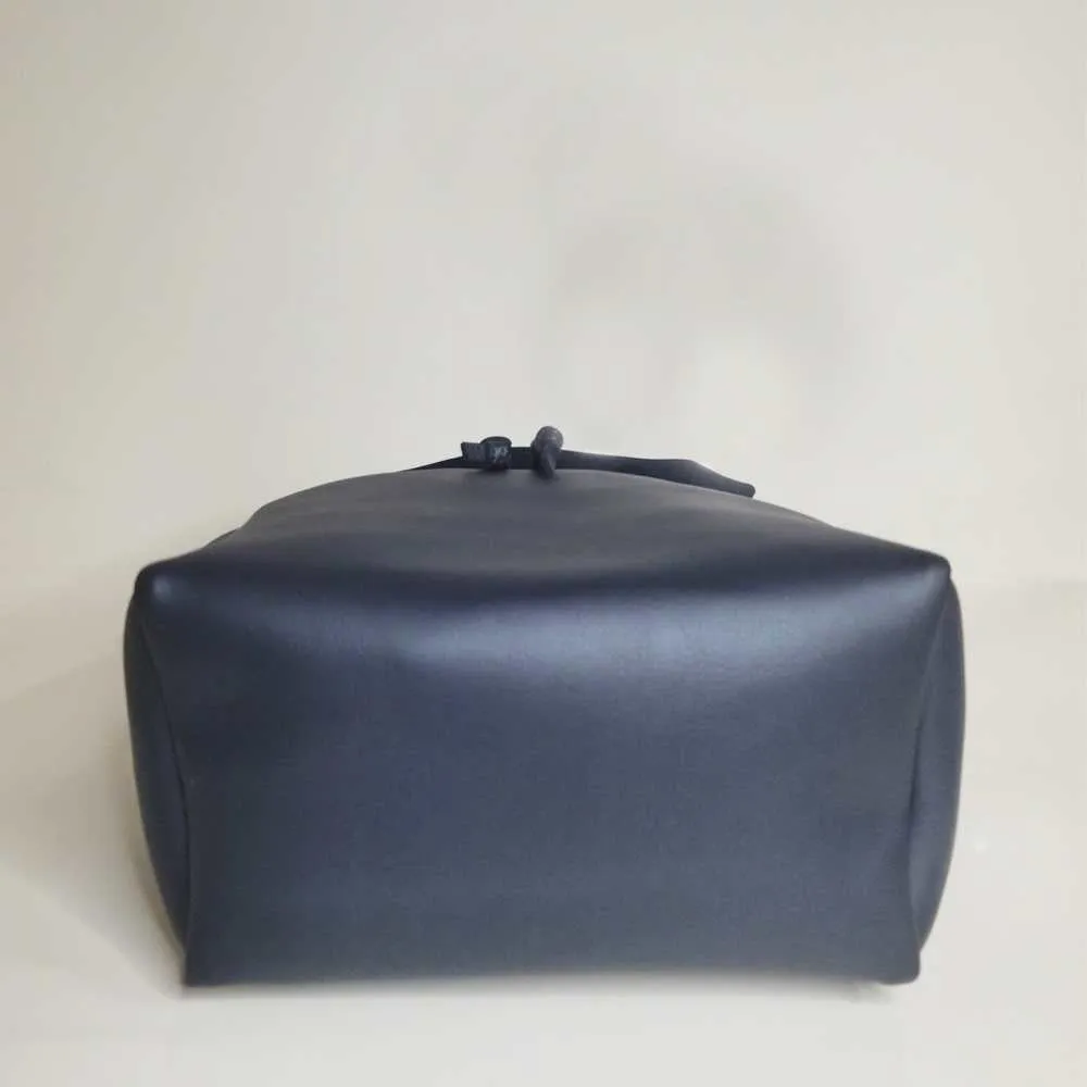 Navy Backpack with 4 Section | Smart Travel Essential | Durable Cactus Leather