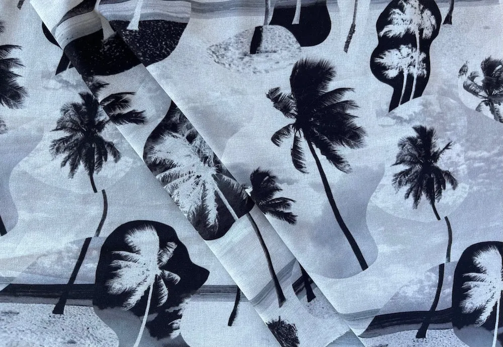 Opening Ceremony Monochromatic Digital Beach Stretch Polyester