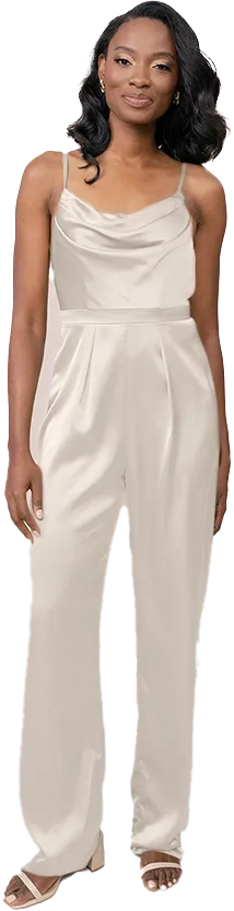 Parker Satin Jumpsuit | Made To Order