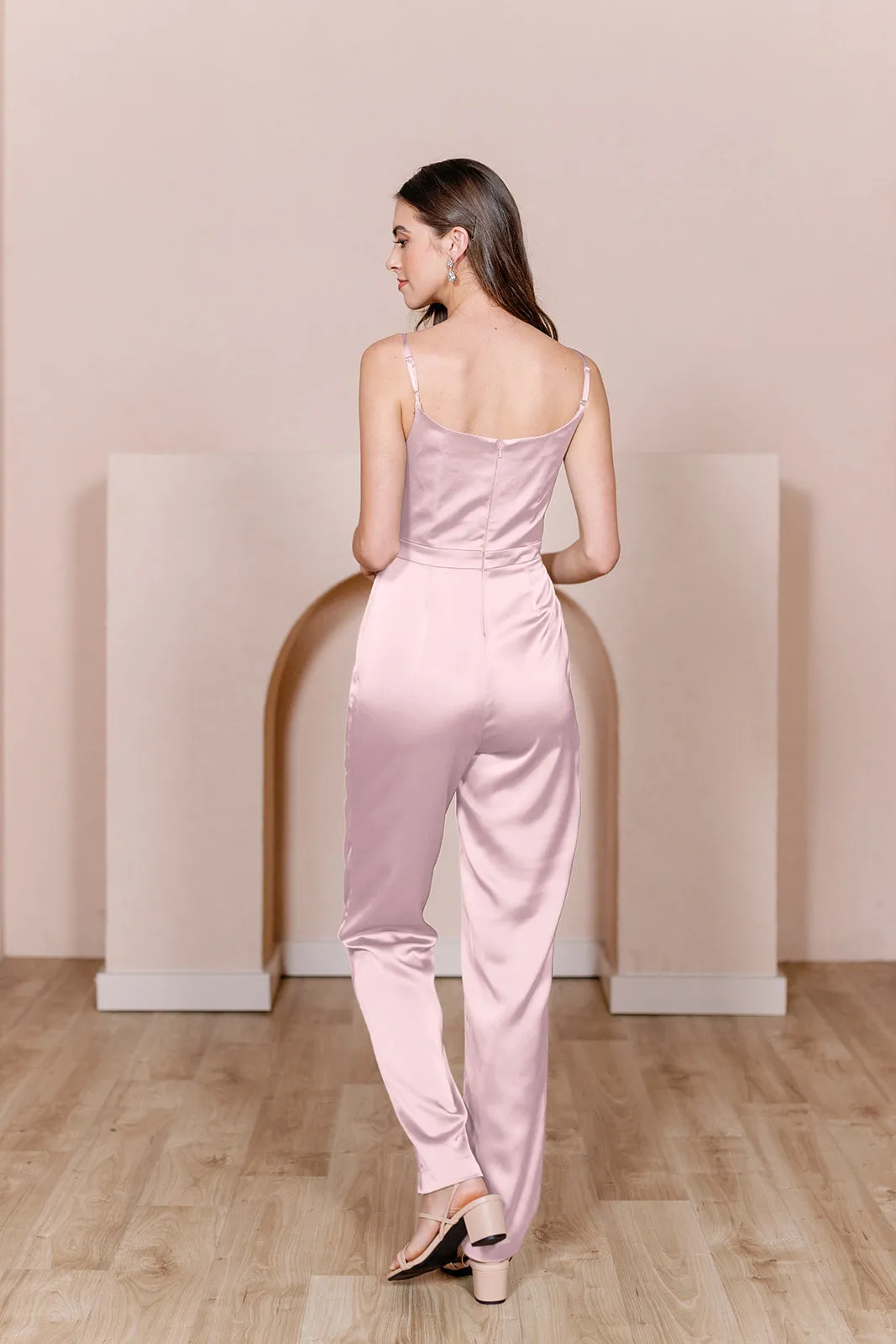 Parker Satin Jumpsuit | Made To Order