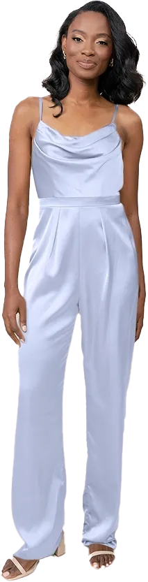 Parker Satin Jumpsuit | Made To Order