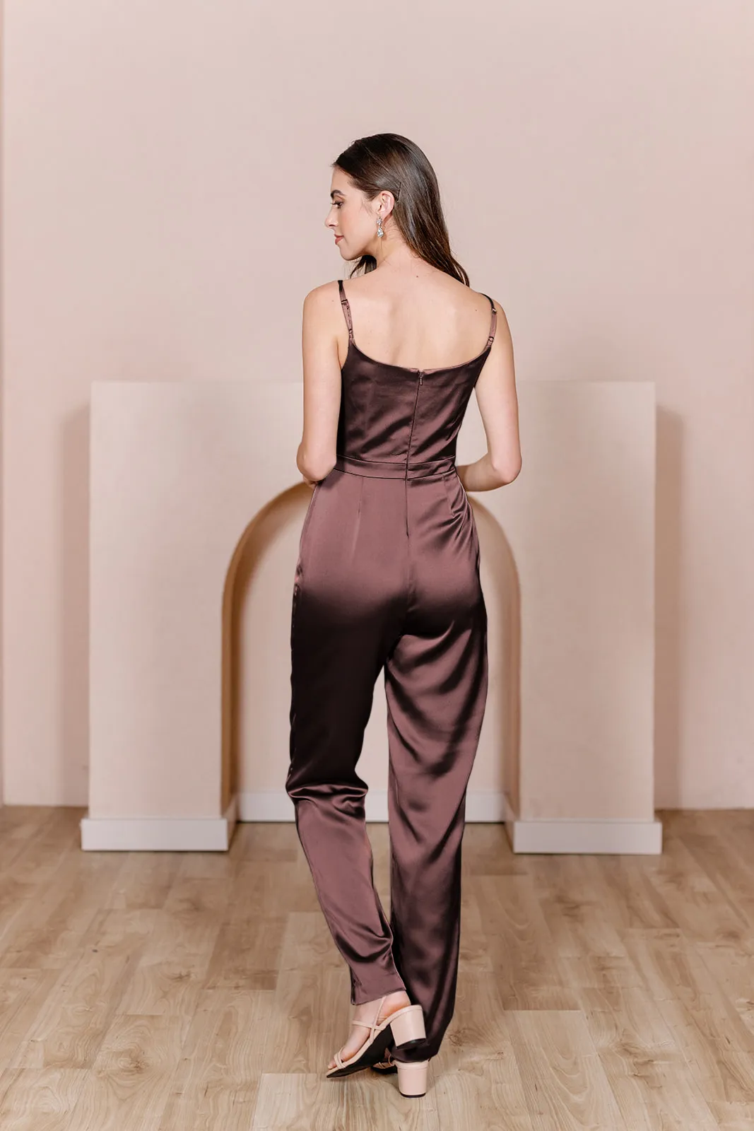 Parker Satin Jumpsuit | Made To Order
