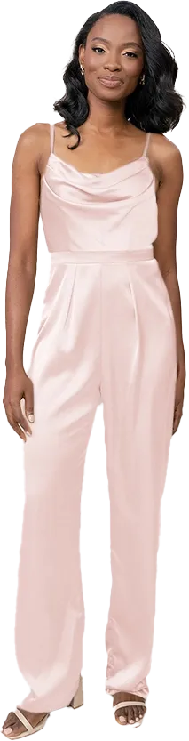 Parker Satin Jumpsuit | Made To Order