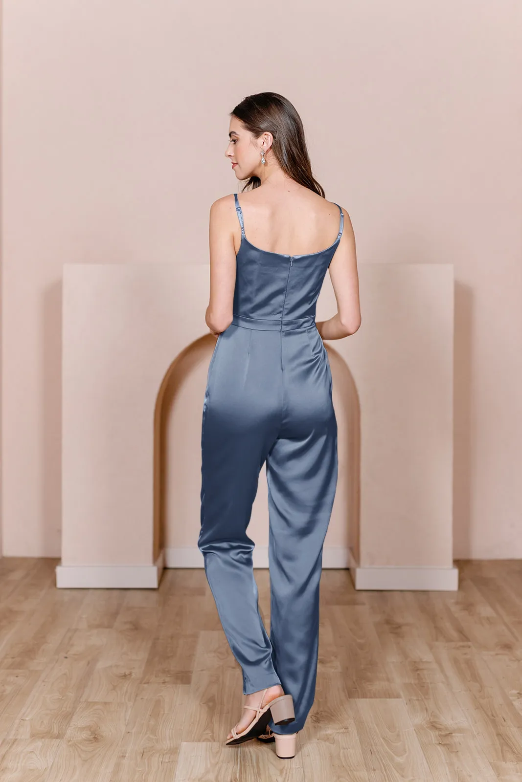 Parker Satin Jumpsuit | Made To Order